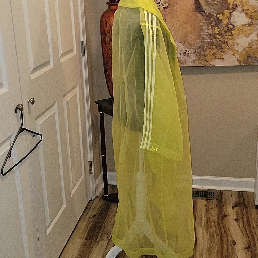 IVY PARK x Adidas SOLD OUT Neon Yellow Nylon Organza Jacket - Picture 10 of 14